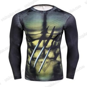 Wolverine Long Sleeve Compression Shirt For Men
