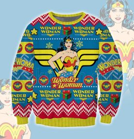 Wonder Woman 2023 3D Printed Ugly Christmas Sweatshirt
