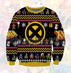 X Heros 3D Printed Ugly Christmas Sweatshirt