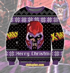 X Heros Magneto 3D Printed Ugly Christmas Sweatshirt
