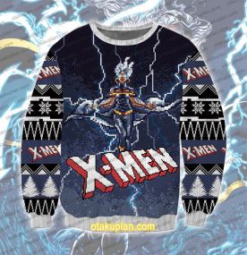 X Heros Storm 3D Printed Ugly Christmas Sweatshirt
