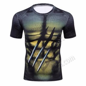 X-Men Wolverine Compression Shirts For Men
