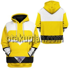 Yellow Power Rangers Time Force T-Shirt Hoodie