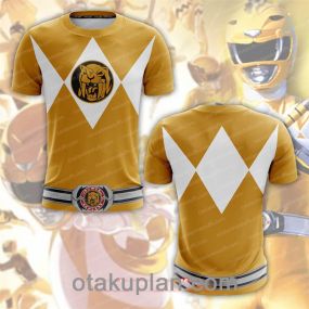 Yellow Power Rangers T3 T-shirt