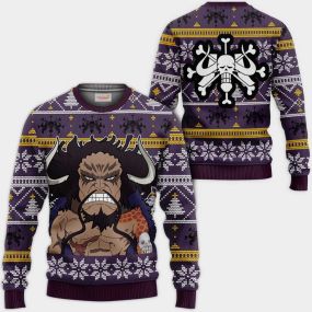 Yonko Kaido Ugly Christmas Sweater One Piece Hoodie Shirt