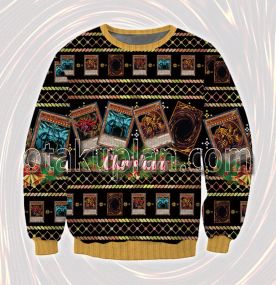 Yugioh Card 3D Printed Ugly Christmas Sweatshirt