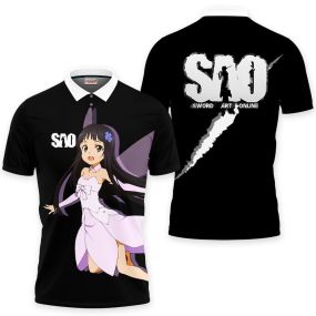Yui Sword Art Online Anime Polo Shirts