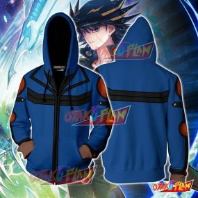 Yu-Gi-Oh! Fudo Yusei Cosplay New Look Zip Up Hoodie Jacket