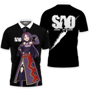 Yuuki Sword Art Online Anime Polo Shirts