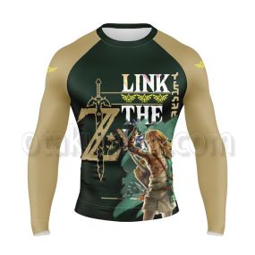 Zelda Tears of the Kingdom Long Sleeve Rash Guard Compression Shirt