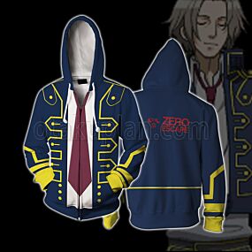 Zero Escape The Nonary Games Snake Light Field Cosplay Zip Up Hoodie