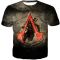 Amazing Assassin's Creed III Logo Promo Awesome Graphic T-Shirt AC032