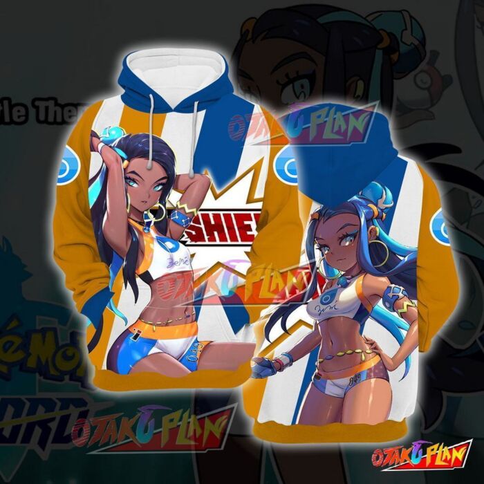 Details about   Pokémon Sword and Shield Nessa Hoodie 3D Printed Hooded Sweatshirt Pullover
