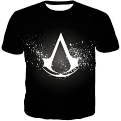 Amazing Logo Assassin's Creed Cool Black T-Shirt AC010