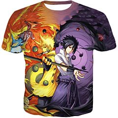 Naruto Brothers Naruto and Sasuke T-Shirt