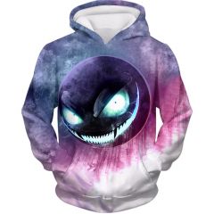 Pokemon Awesome Ghost Pokemon Ghastly Ultimate HD Graphic Anime Hoodie PKM140