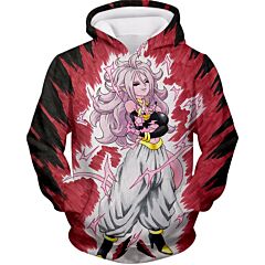 Dragon Ball Super Android 21 Ultimate Evil Form Cool Anime Promo Graphci Hoodie DBS245