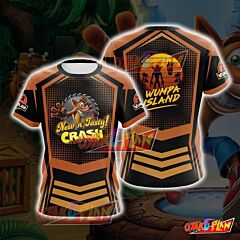 Crash Bandicoot Wumpa Islands Orange T-shirt