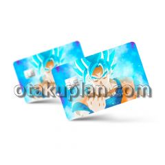 Dragon Ball Goku Blue Credit Card Skin