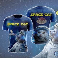 Exploring With Space Cat T-Shirt