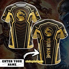 Mortal Kombat Custom Name T-shirt