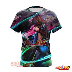 Overwatch Sexy Chill Tank Hero D.Va T-Shirt OW206