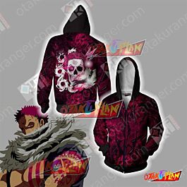 One Piece Katakuri Zip Up Hoodie Jacket